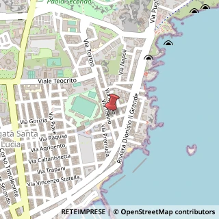 Mappa Via Torino, n° 40, 96100 Siracusa, Siracusa (Sicilia)