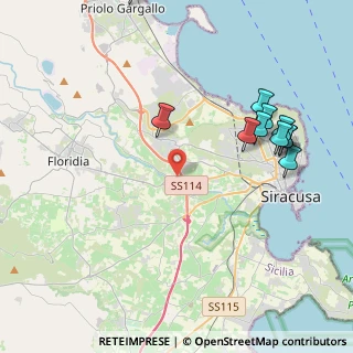 Mappa Via Diomede, 96100 Siracusa SR, Italia (5.45091)