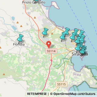 Mappa Via Diomede, 96100 Siracusa SR, Italia (5.98375)