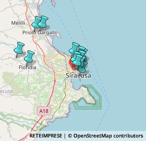 Mappa Viale Giuseppe Agnello, 96100 Siracusa SR, Italia (5.06385)