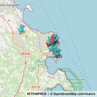 Mappa Via Alberto Broggi, 96100 Siracusa SR, Italia (1.75)