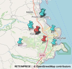 Mappa Via Corso Emanuele, 96014 Floridia SR, Italia (6.02154)