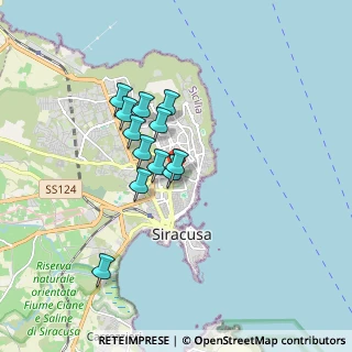 Mappa Piazzale Carmelo Ganci, 96100 Siracusa SR, Italia (1.48167)