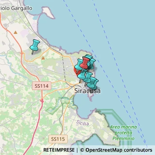 Mappa Via Sebastiano Agati, 96100 Siracusa SR, Italia (1.78727)