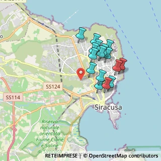 Mappa Via Luigi Mauceri, 96100 Siracusa SR, Italia (1.6825)