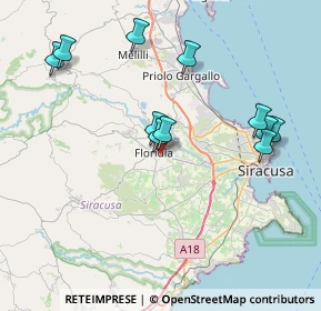 Mappa Via Salvatore Bordonaro, 96014 Floridia SR, Italia (8.80636)