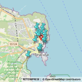 Mappa Via Cuneo, 96100 Siracusa SR, Italia (1.0125)