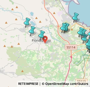 Mappa C.da Vignarelli, 96014 Floridia SR, Italia (6.839)