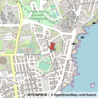Mappa Via Torino, 98, 96100 Siracusa, Siracusa (Sicilia)