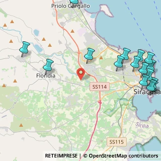 Mappa Traversa Frescura, 96100 Siracusa SR, Italia (7.09353)