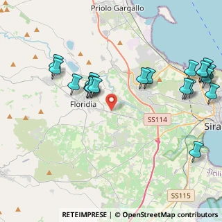 Mappa Via Giustiniani, 96100 Siracusa SR, Italia (5.6235)