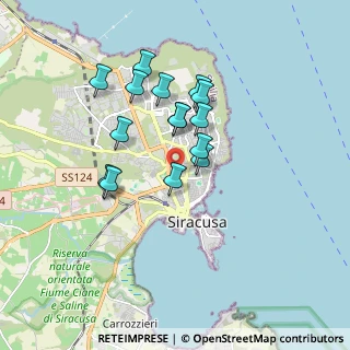Mappa Via San Giovanni alle Catacombe, 96100 Siracusa SR, Italia (1.65533)