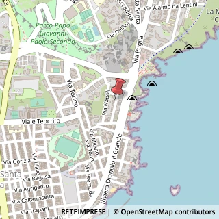 Mappa Via San Giuliano,  16, 96100 Siracusa, Siracusa (Sicilia)