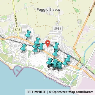 Mappa Via Francesco Redi, 93012 Gela CL, Italia (1.0105)