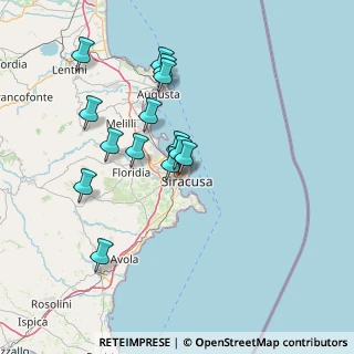 Mappa VIA NECROPOLI DEL FUSCO S, 96100 Siracusa SR, Italia (15.03857)