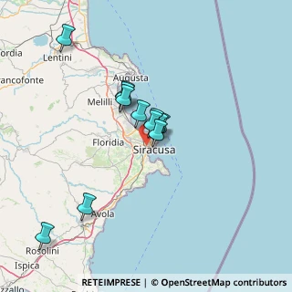 Mappa VIA NECROPOLI DEL FUSCO S, 96100 Siracusa SR, Italia (12.63167)