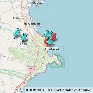 Mappa VIA NECROPOLI DEL FUSCO S, 96100 Siracusa SR, Italia (6.10167)