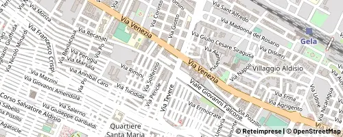 Mappa Gela