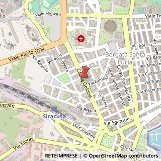 Mappa Corso Gelone, 69, 96100 Siracusa, Siracusa (Sicilia)