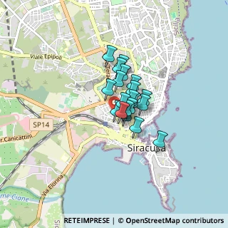 Mappa Corso Gelone, 96100 Siracusa SR, Italia (0.4935)