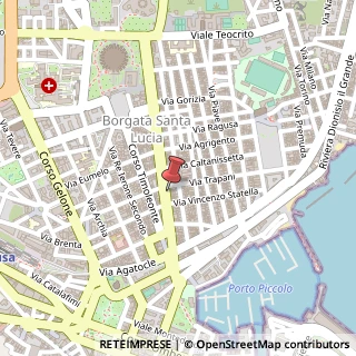 Mappa Viale Luigi Cadorna, 32, 96100 Siracusa, Siracusa (Sicilia)
