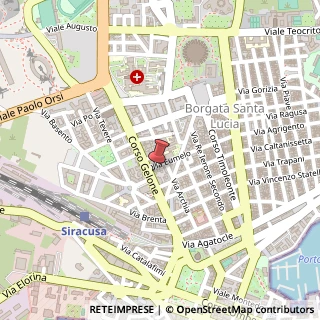 Mappa Corso Gelone, 86, 96100 Siracusa, Siracusa (Sicilia)