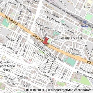 Mappa Via Pozzillo, 83, 93012 Gela, Caltanissetta (Sicilia)