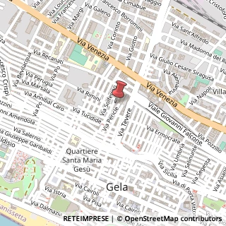 Mappa Via Maratona, 65, 93012 Gela, Caltanissetta (Sicilia)