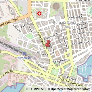 Mappa Corso Gelone, 33, 96100 Siracusa, Siracusa (Sicilia)