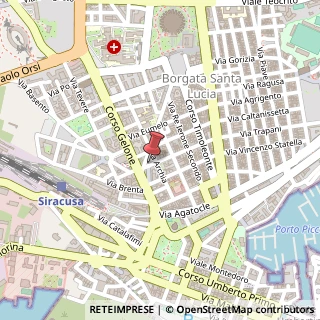 Mappa Via Mosco, 80, 96100 Siracusa, Siracusa (Sicilia)