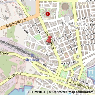 Mappa Piazza della Repubblica, 12, 96100 Siracusa, Siracusa (Sicilia)