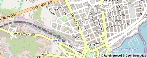 Mappa Siracusa