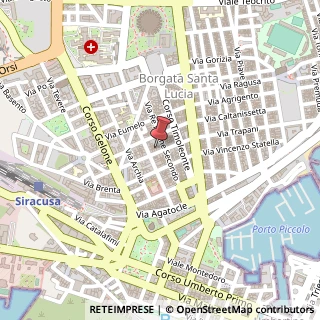 Mappa Via Mosco, 50, 96100 Siracusa, Siracusa (Sicilia)