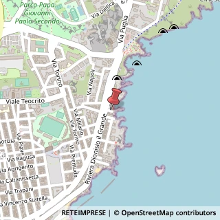 Mappa Via Pitagora da Reggio, 35, 96100 Siracusa, Siracusa (Sicilia)