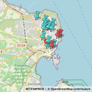 Mappa Via Demostene, 96100 Siracusa SR, Italia (1.43938)