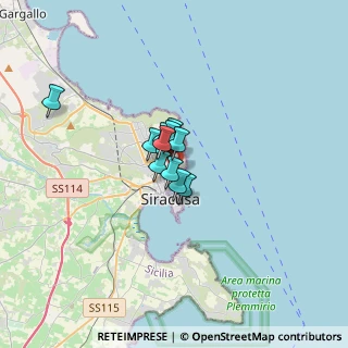 Mappa Via Pordenone, 96100 Siracusa SR, Italia (1.89182)