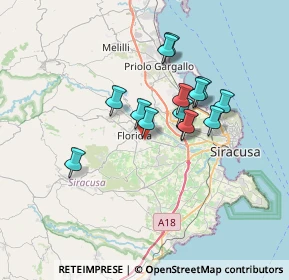 Mappa Via Rocco Chinnici, 96014 Floridia SR, Italia (6.12143)