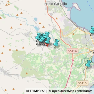 Mappa Zona Artigianale, 96014 Floridia SR, Italia (2.88909)