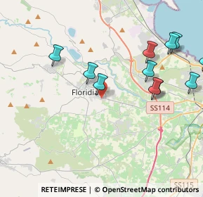 Mappa Via Giovanni Falcone, 96014 Floridia SR, Italia (5.72462)