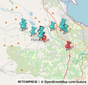 Mappa Via Giovanni Falcone, 96014 Floridia SR, Italia (3.26583)