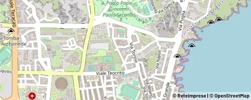 Mappa Syracuse