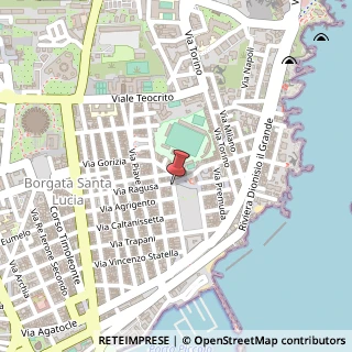 Mappa Piazza Santa Lucia, 25A, 96100 Siracusa, Siracusa (Sicilia)