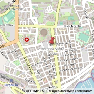 Mappa Via Sofocle, 16, 96100 Siracusa, Siracusa (Sicilia)
