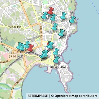 Mappa Via Eumelo, 96100 Siracusa SR, Italia (0.991)