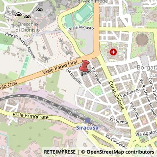 Mappa Via Po, 11, 96100 Siracusa, Siracusa (Sicilia)