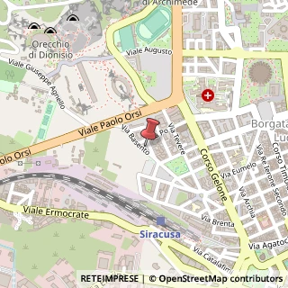 Mappa Via Basento, 16, 96100 Siracusa, Siracusa (Sicilia)