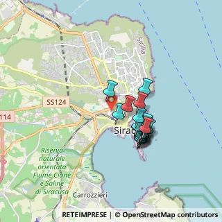 Mappa Via Simeto, 96100 Siracusa SR, Italia (1.5915)