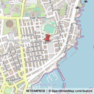 Mappa Via Agrigento, 3, 96100 Siracusa, Siracusa (Sicilia)