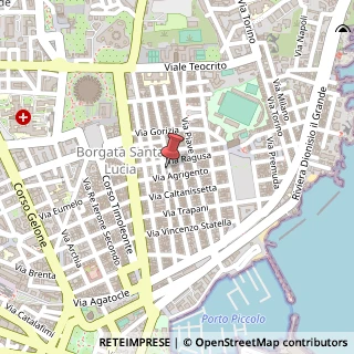 Mappa Via Carso, 100, 96100 Siracusa, Siracusa (Sicilia)