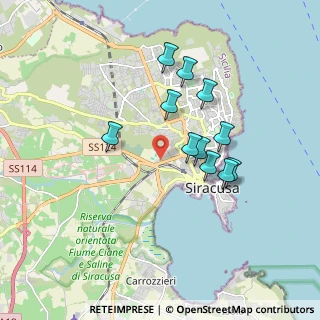 Mappa , 96100 Siracusa SR, Italia (1.74909)